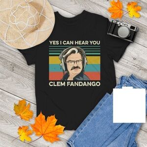 Yes I Can Hear You Clem Fandango Retro Graphic T-Shirt